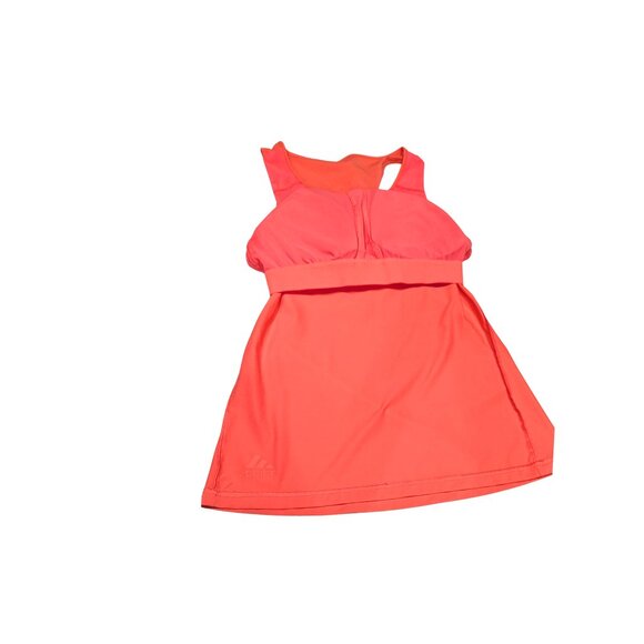Adidas Climachill Orange Racerback Tank Top S Lightweight Cooling Athletic EUC - Picture 4 of 6